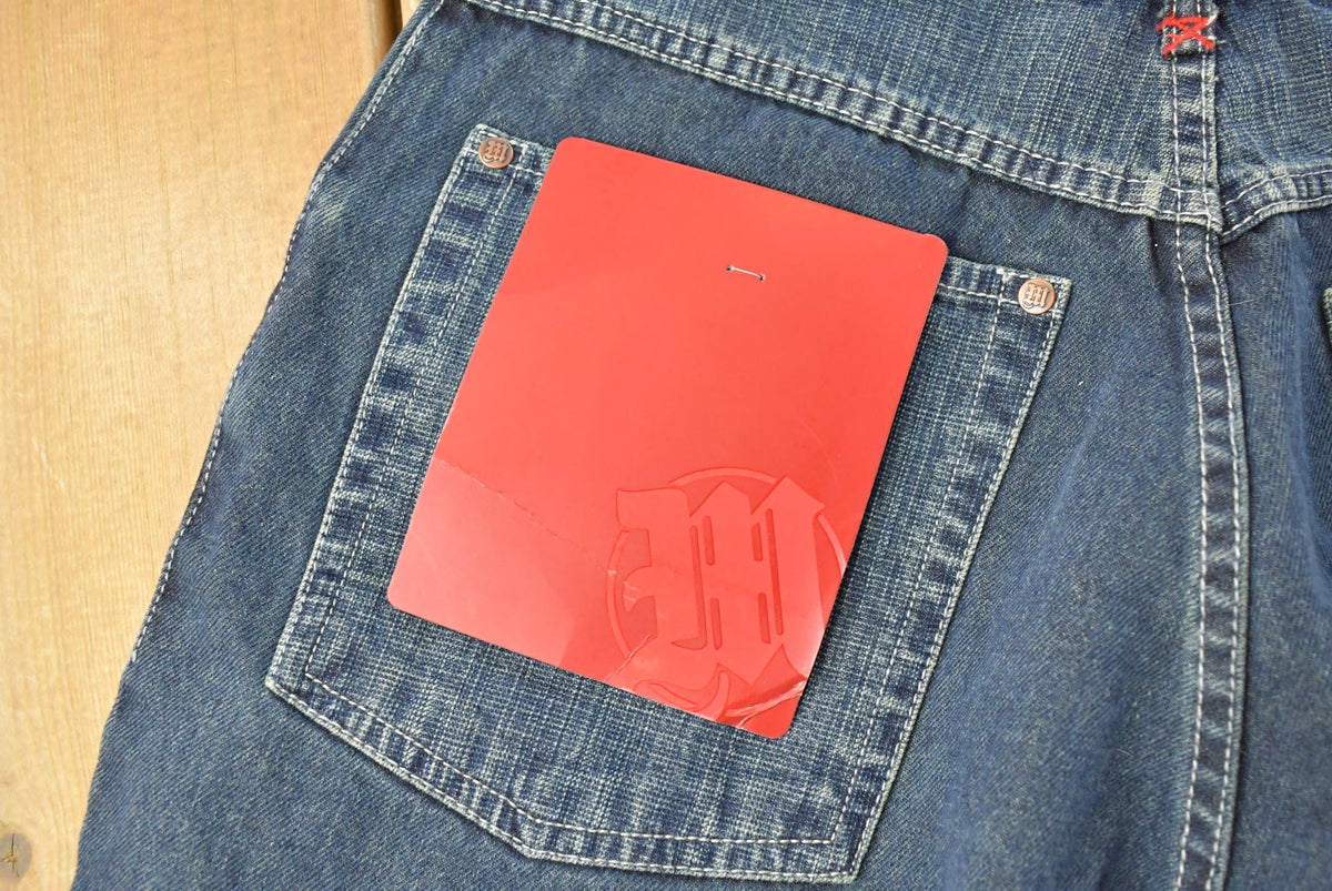 Vintage Makaveli Tupac Denim Jeans Y2K Hip Hop Streetwear (31 x 33 NWT) from propervintagecanada