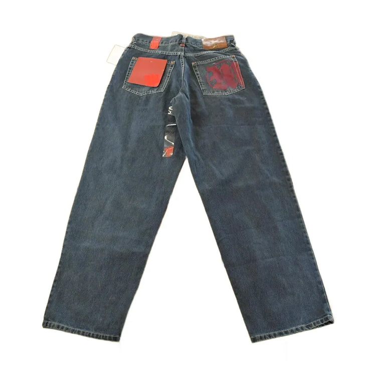 Vintage Makaveli Tupac Jeans, Y2K Hip Hop Streetwear (30x34 NWT) from propervintagecanada