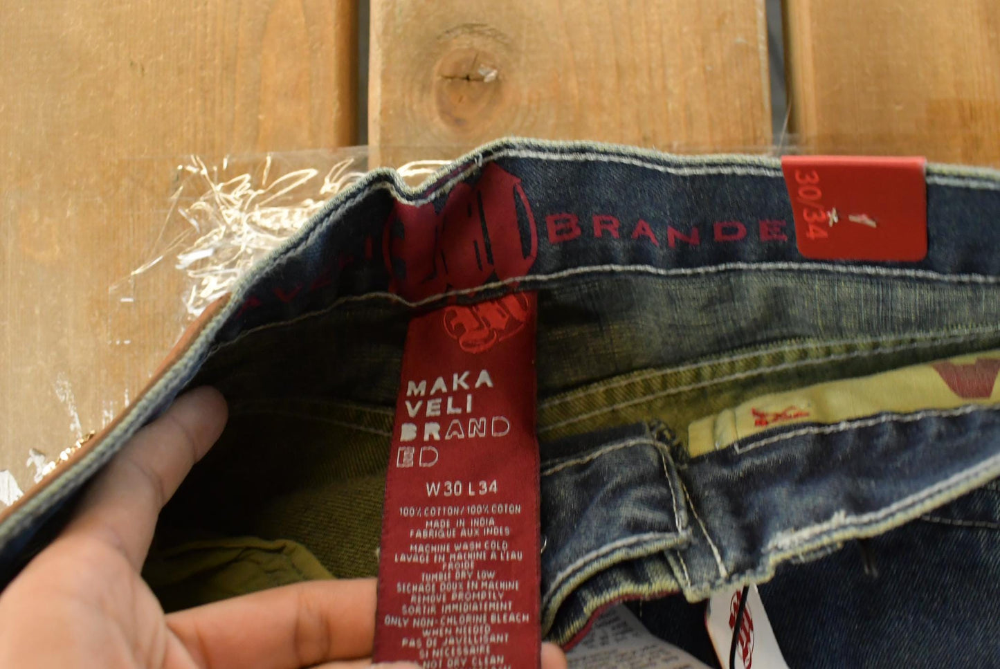 Vintage Makaveli Tupac Jeans, Y2K Hip Hop Streetwear (30x34 NWT) from propervintagecanada