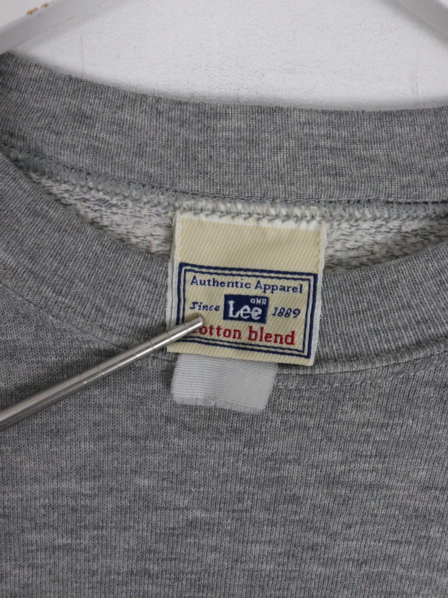 Vintage Manistee Manitoba Sweatshirt Mens Small Grey Lee USA from propervintagecanada