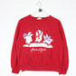 Vintage Marcil Lipman Sweatshirt Fits Adult Small Red Beat Skate from propervintagecanada