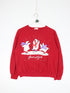 Vintage Marcil Lipman Sweatshirt Fits Adult Small Red Beat Skate from propervintagecanada