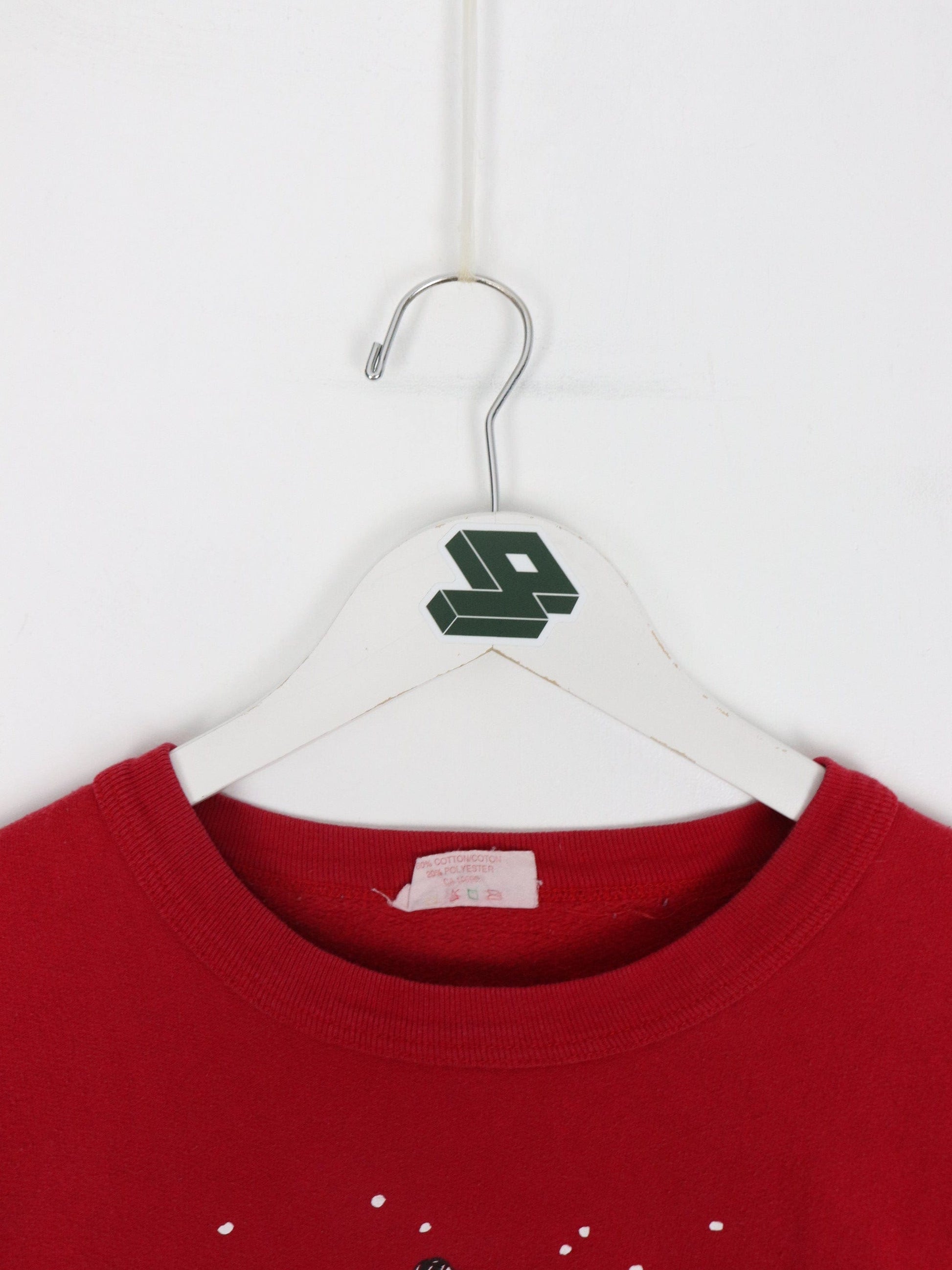 Vintage Marcil Lipman Sweatshirt Fits Adult Small Red Beat Skate from propervintagecanada