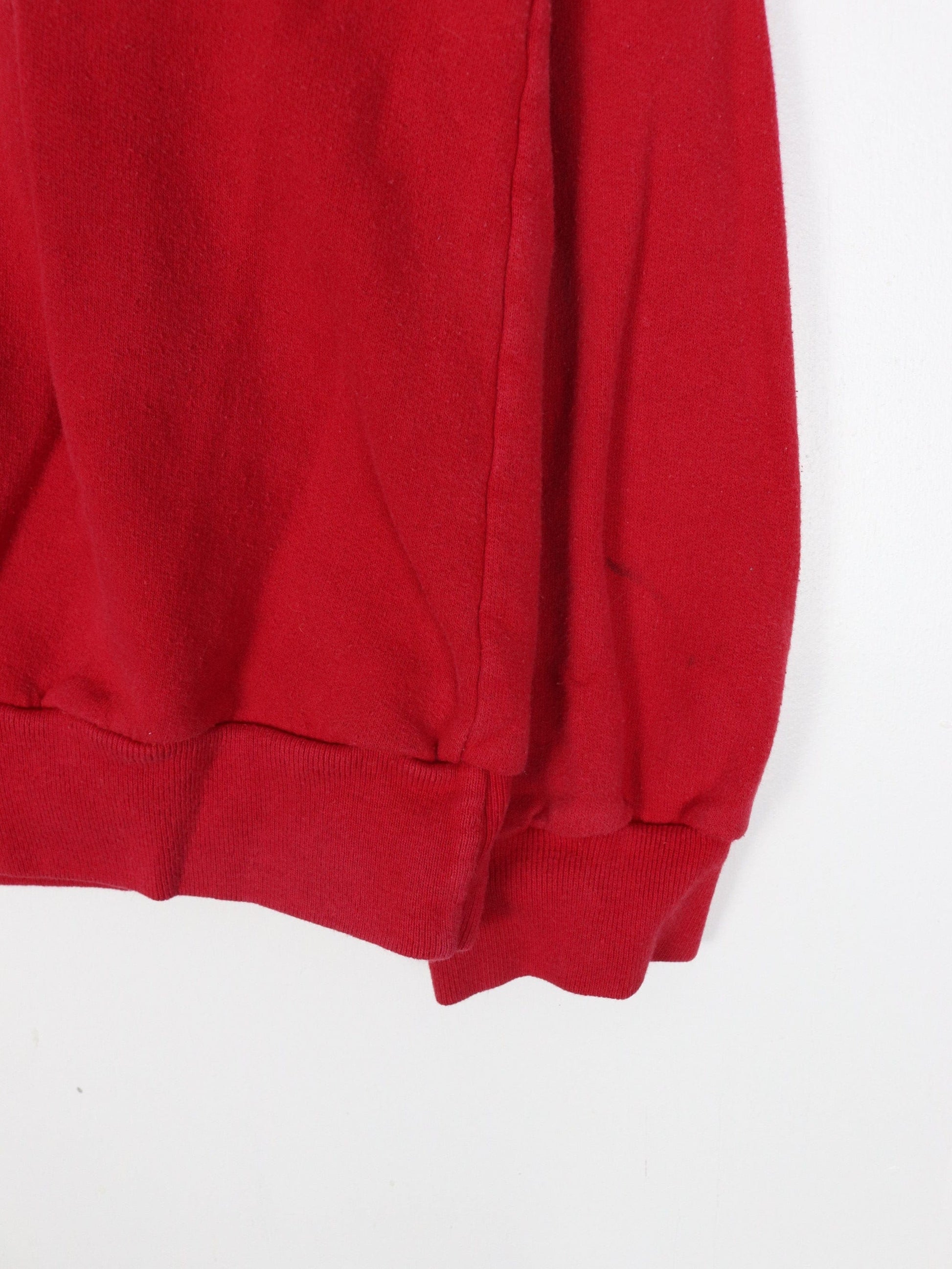 Vintage Marcil Lipman Sweatshirt Fits Adult Small Red Beat Skate from propervintagecanada