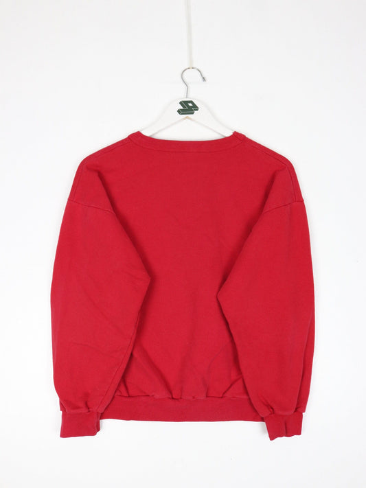 Vintage Marcil Lipman Sweatshirt Fits Adult Small Red Beat Skate