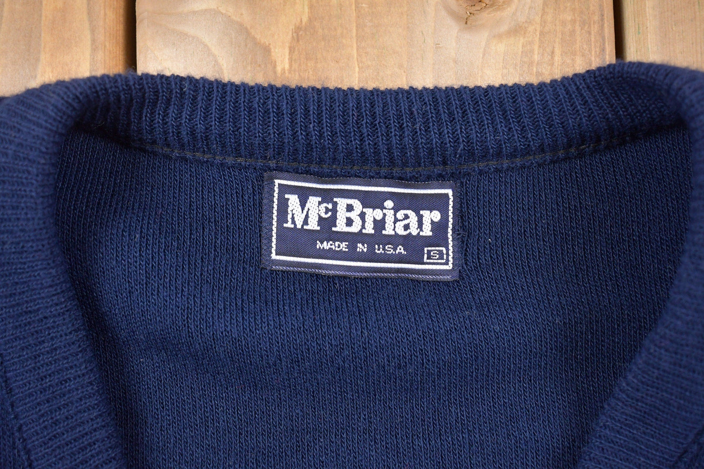 Vintage Mc Briar Knitted Sweater Men's Medium from propervintagecanada