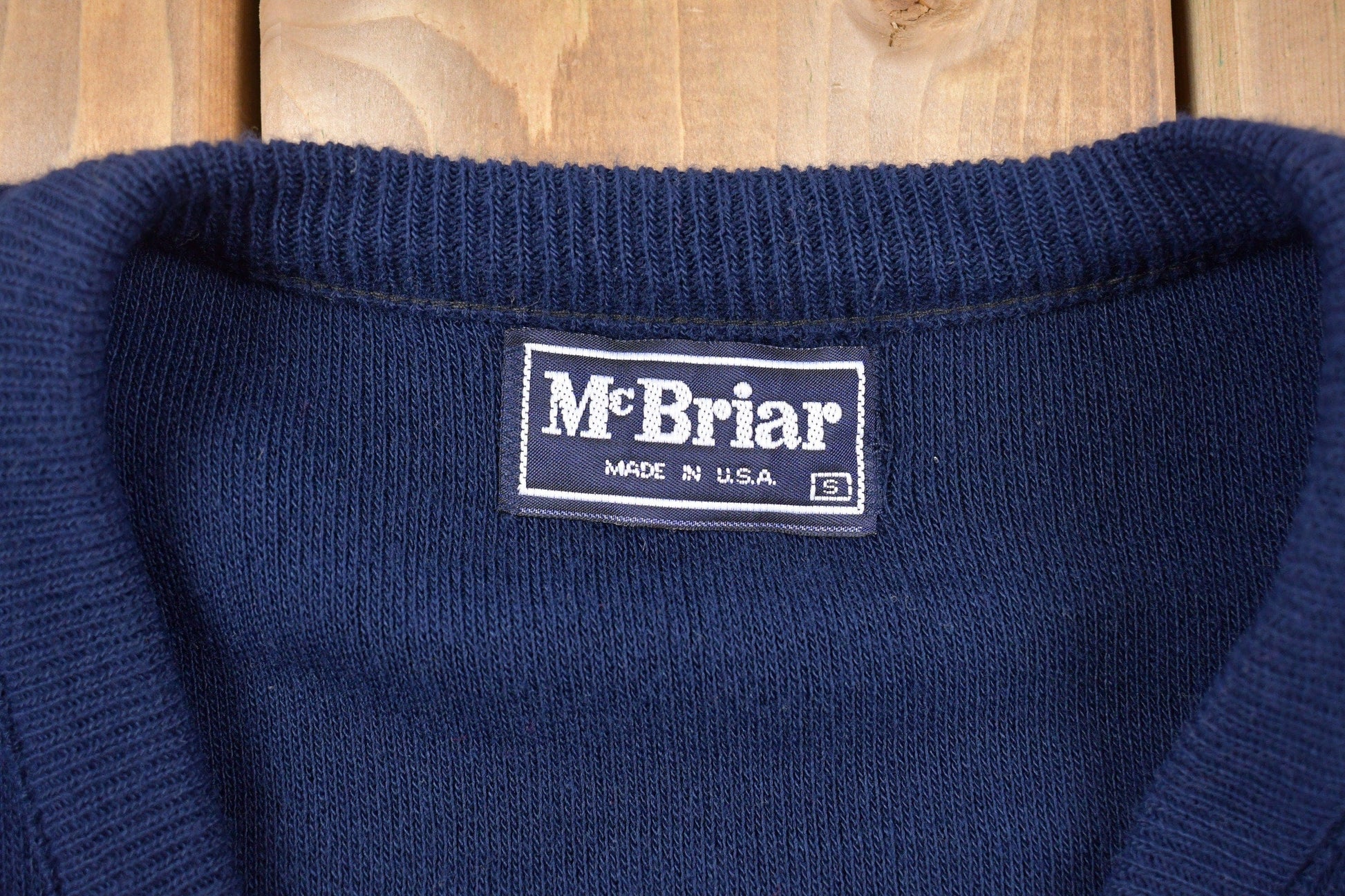 Vintage Mc Briar Knitted Sweater Men's Medium from propervintagecanada
