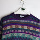 Vintage Meister Knit Sweater Mens Medium Purple from propervintagecanada