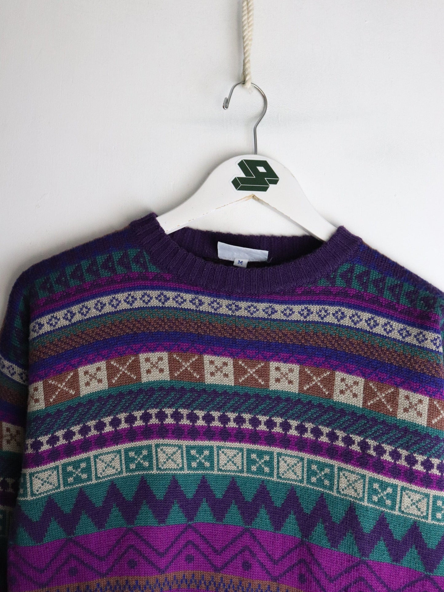 Vintage Meister Knit Sweater Mens Medium Purple from propervintagecanada