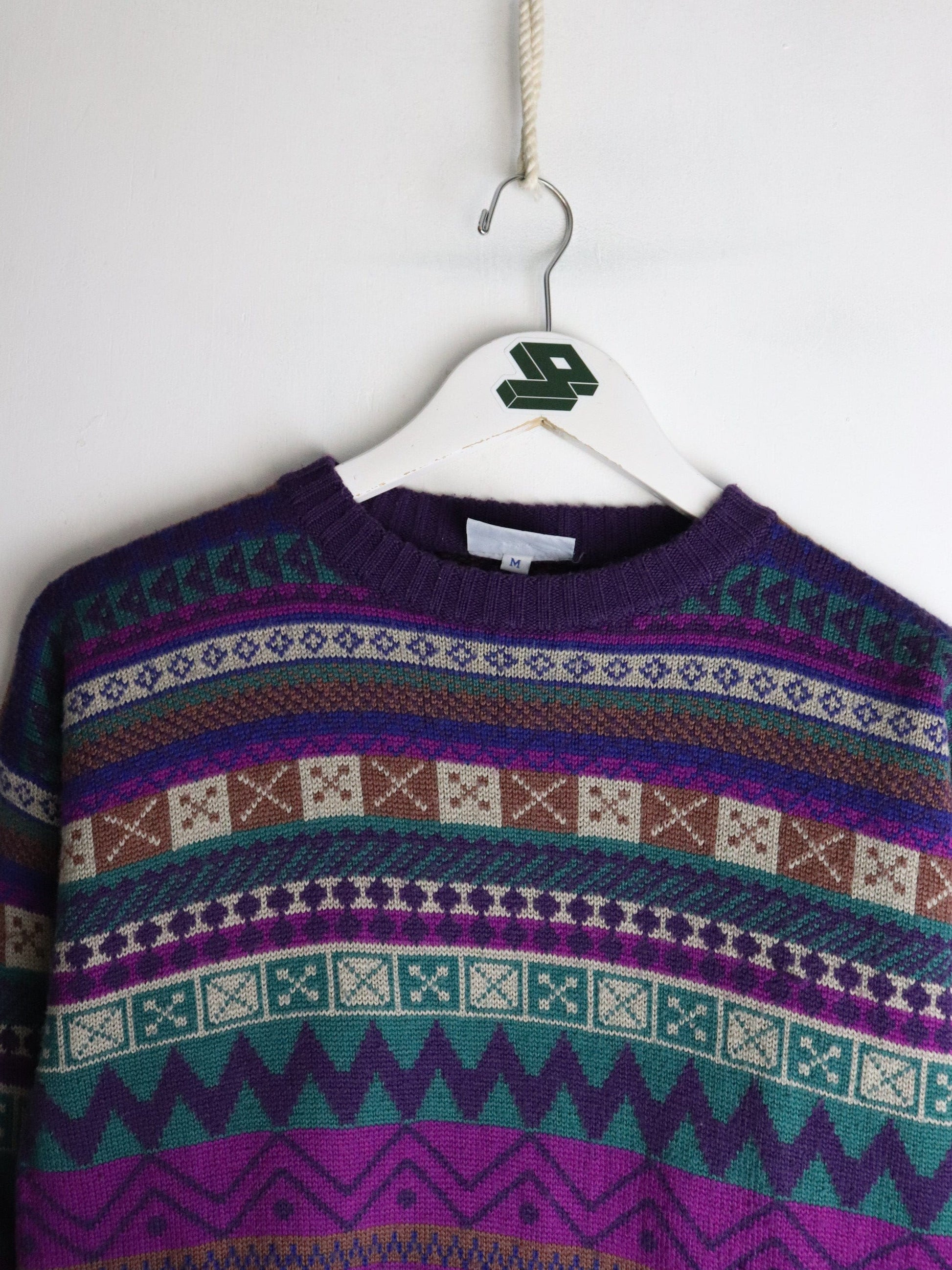 Vintage Meister Knit Sweater Mens Medium Purple from propervintagecanada