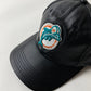 Vintage Miami Dolphins Hat Cap Adult Black Leather NFL Snap Back from propervintagecanada