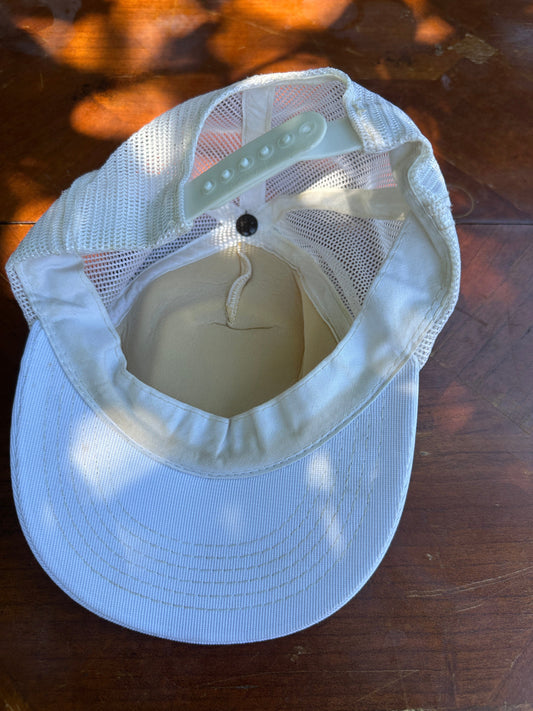 Vintage Miami Vice Hat Youth White Snap Back