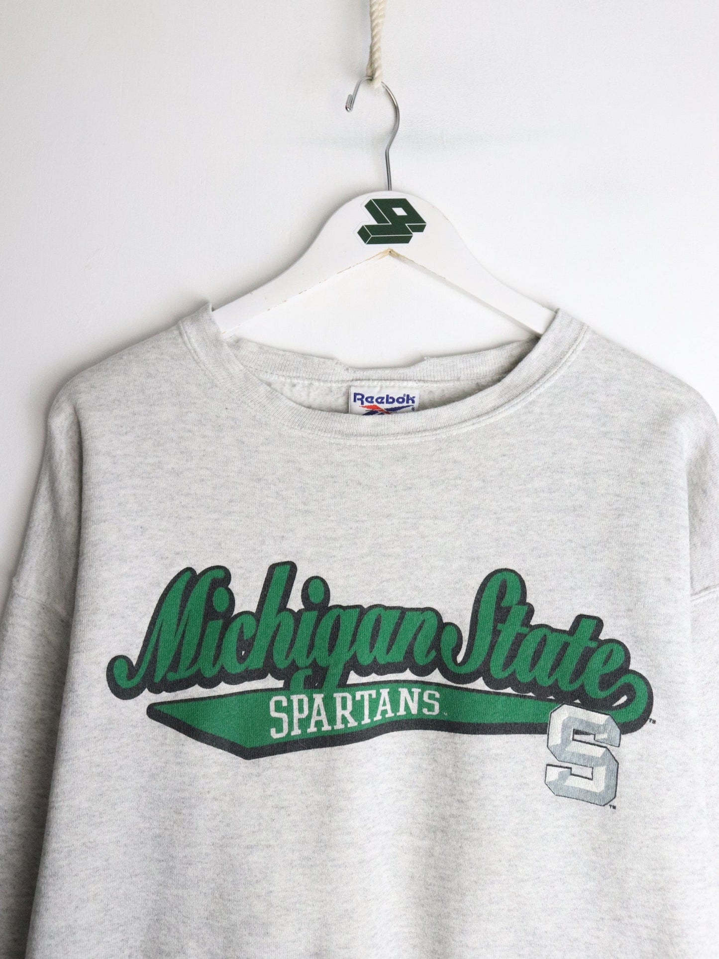 Vintage Michigan State Spartans Sweatshirt Mens Large Grey from propervintagecanada