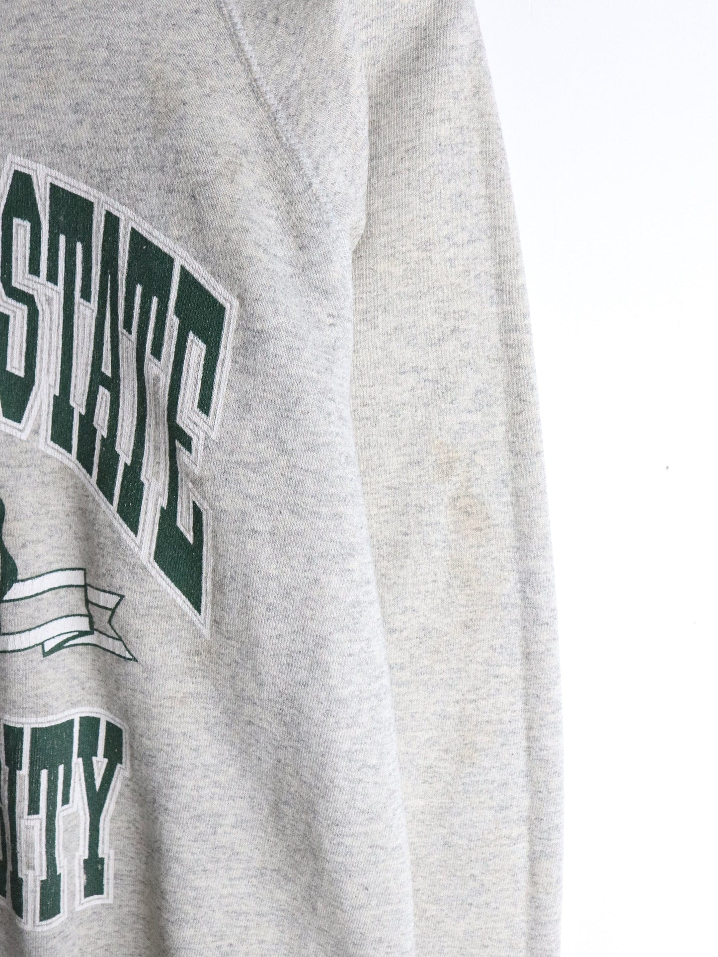 Vintage Michigan State Spartans Sweatshirt Mens S/M Grey College from propervintagecanada