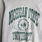 Vintage Michigan State Spartans Sweatshirt Mens S/M Grey College from propervintagecanada