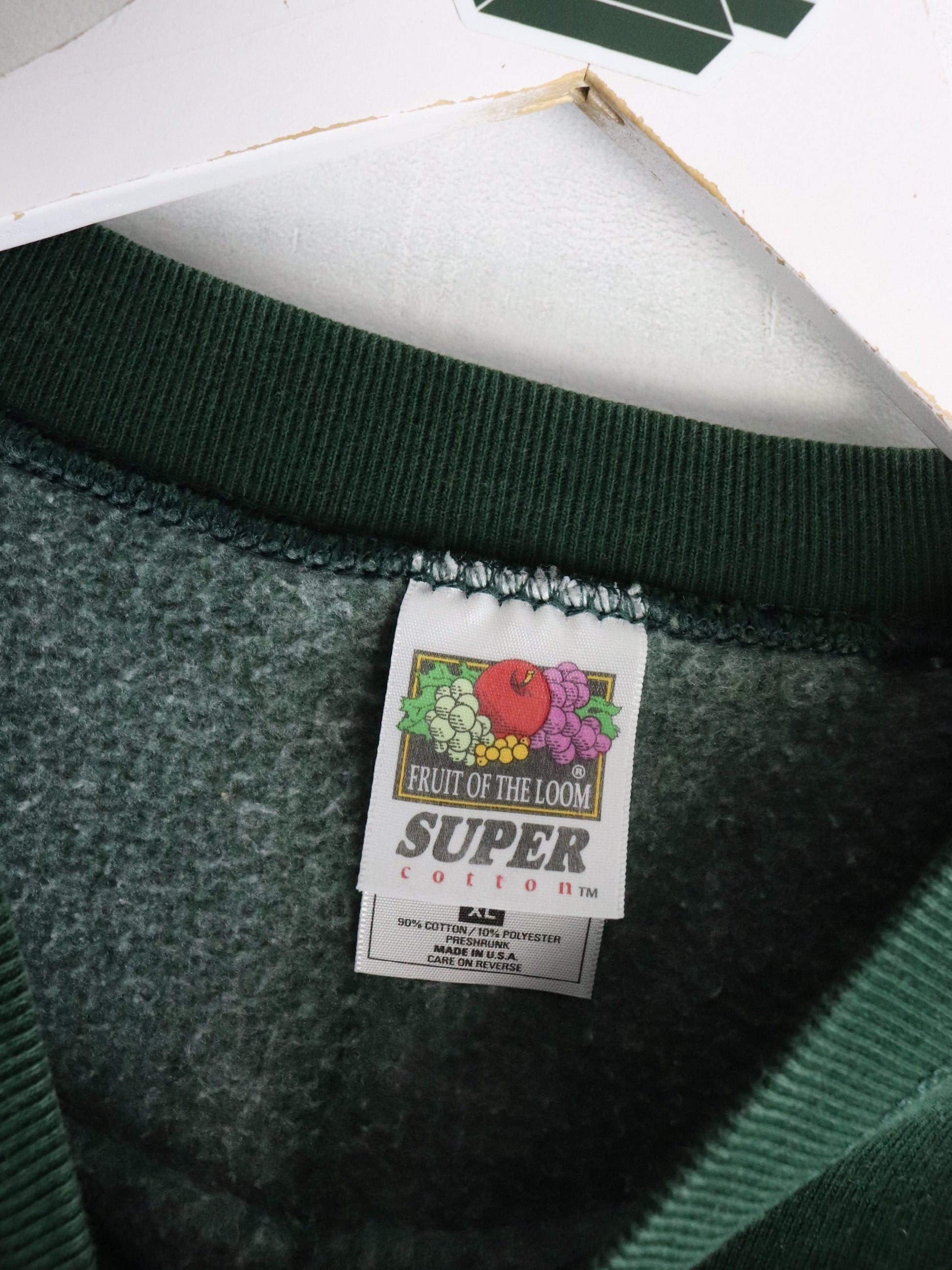 Vintage Michigan State Spartans Sweatshirt Mens XL Green from propervintagecanada