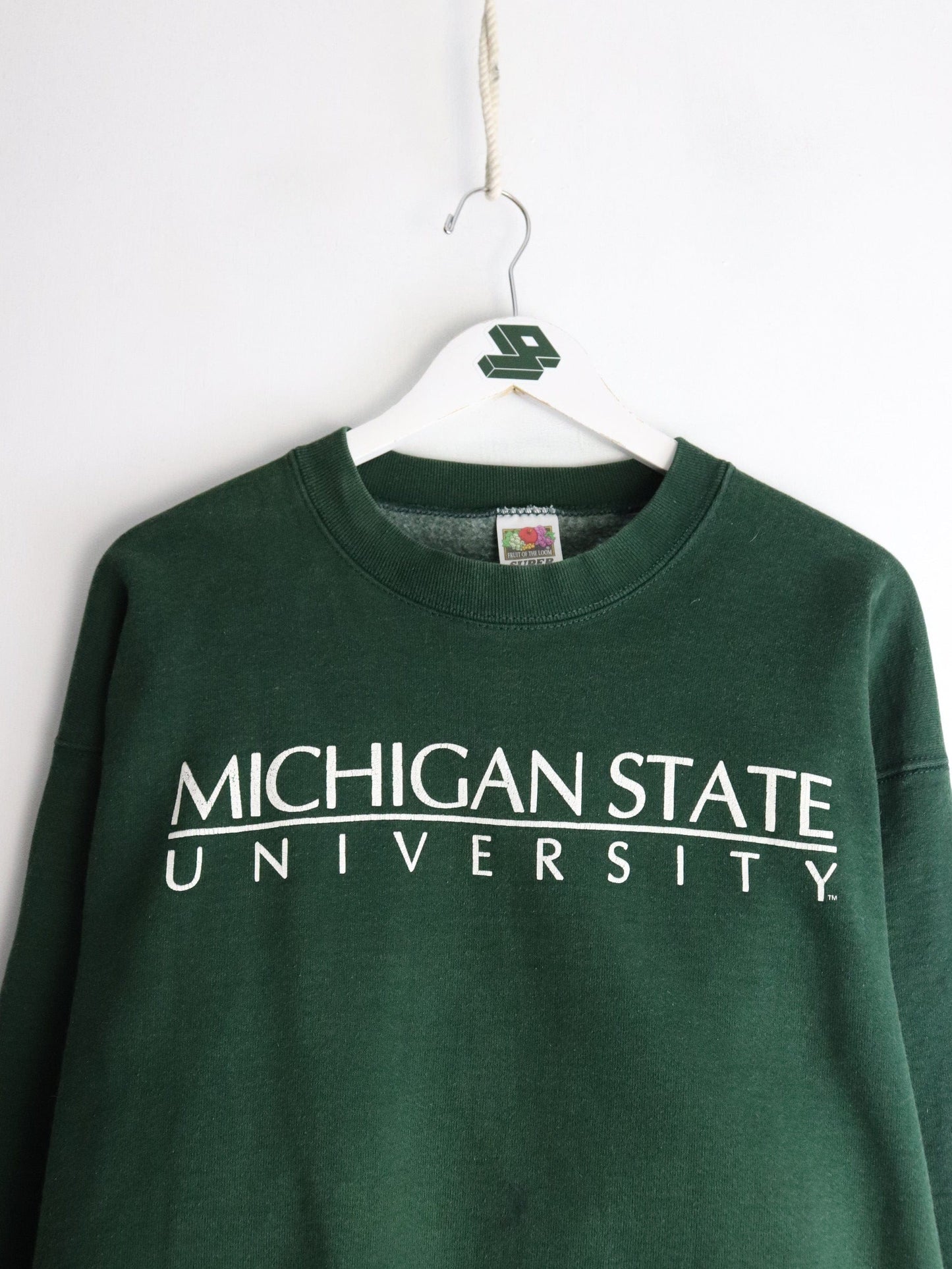 Vintage Michigan State Spartans Sweatshirt Mens XL Green from propervintagecanada