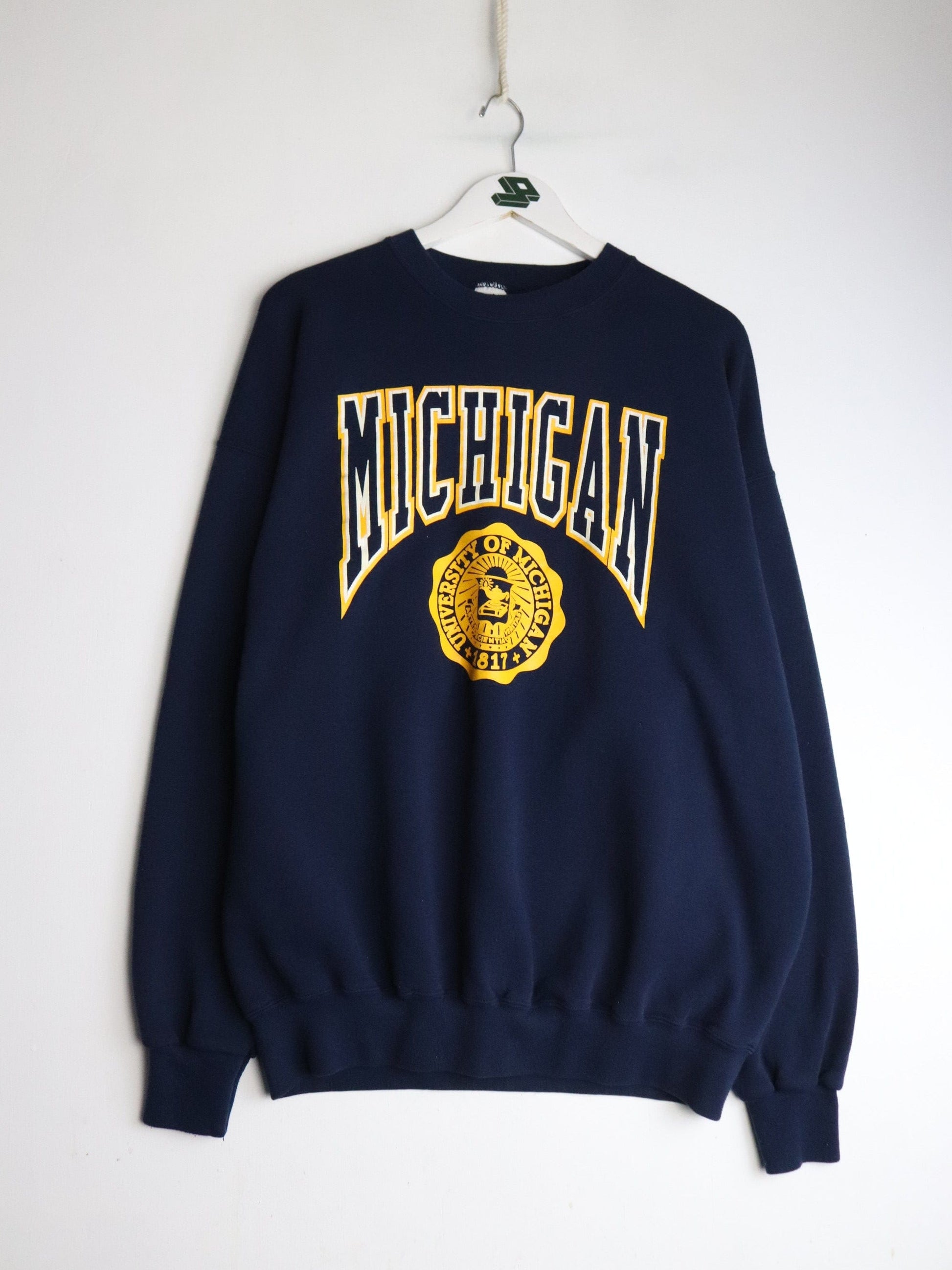 Vintage Michigan Wolverines Sweatshirt Mens 2XL Blue from propervintagecanada