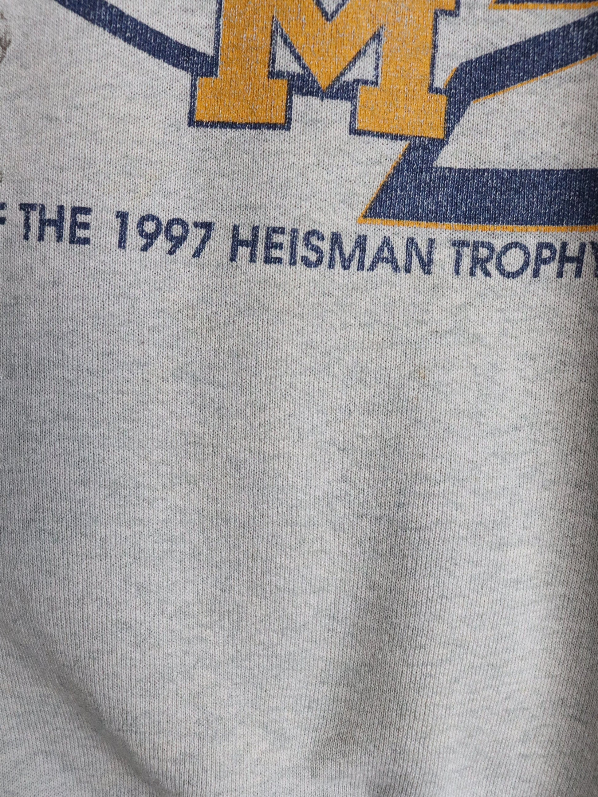 Vintage Michigan Wolverines Sweatshirt Mens Large Grey from propervintagecanada