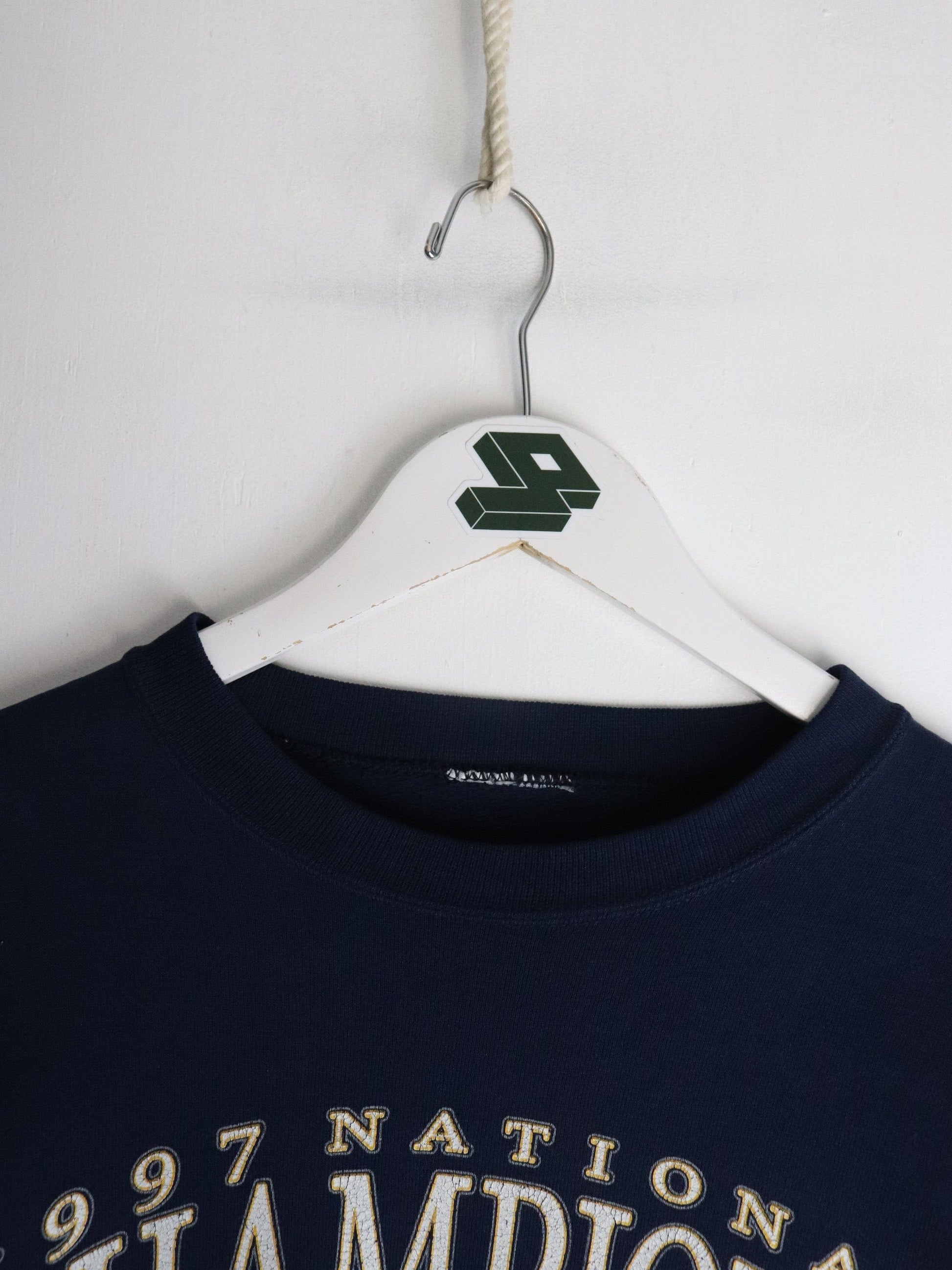 Vintage Michigan Wolverines Sweatshirt Mens Medium Blue from propervintagecanada