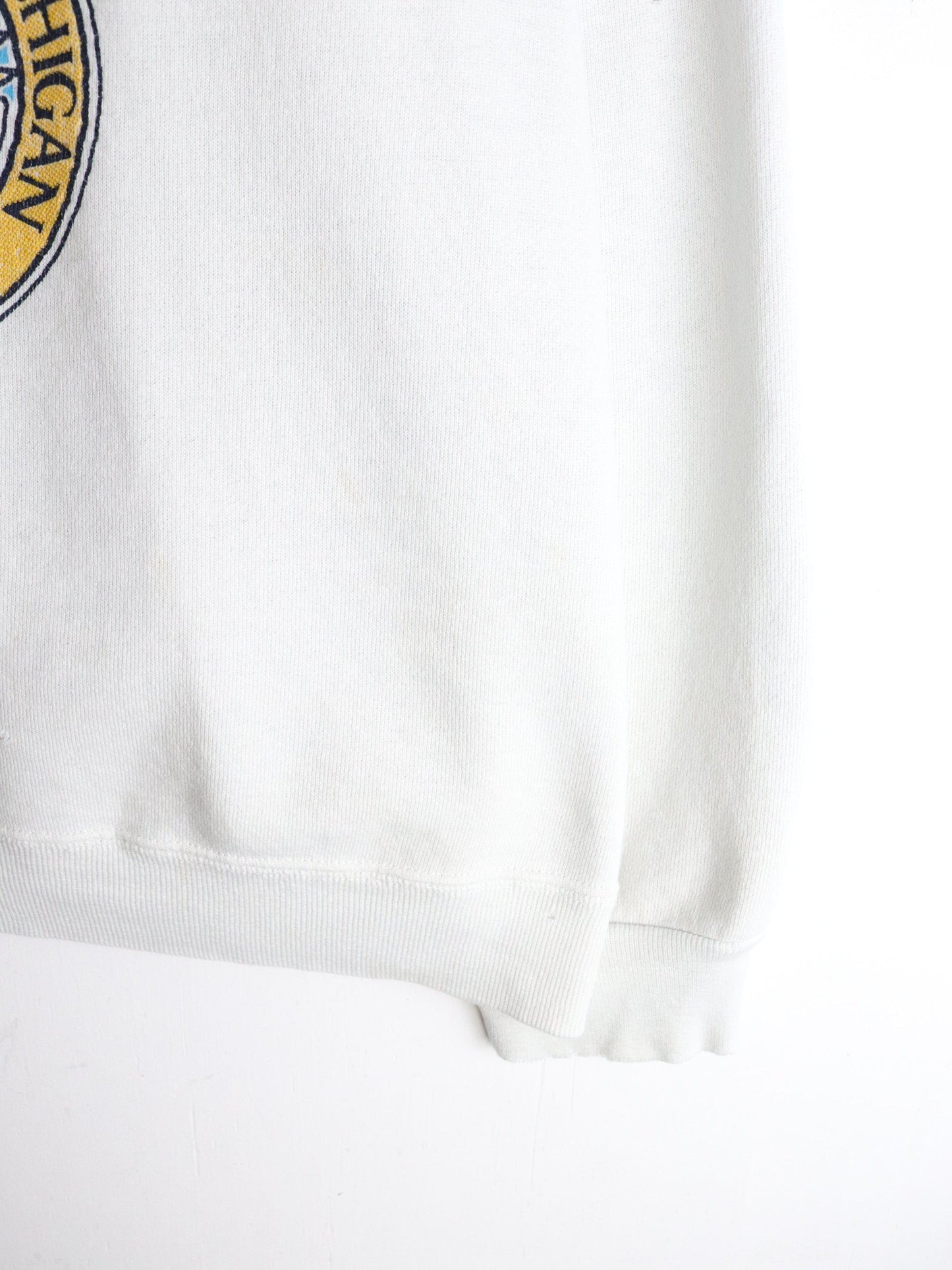 Vintage Michigan Wolverines Sweatshirt Mens Medium White from propervintagecanada