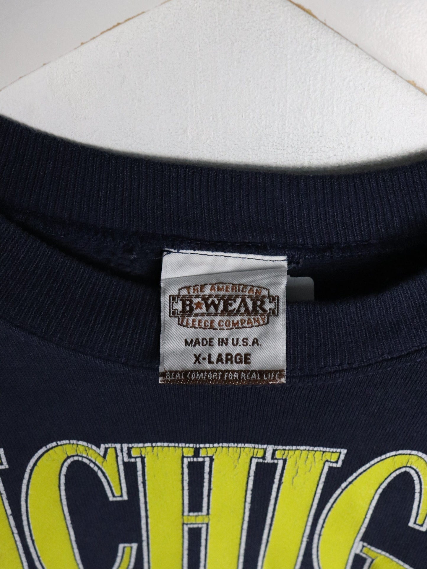 Vintage Michigan Wolverines Sweatshirt Mens XL Blue from propervintagecanada