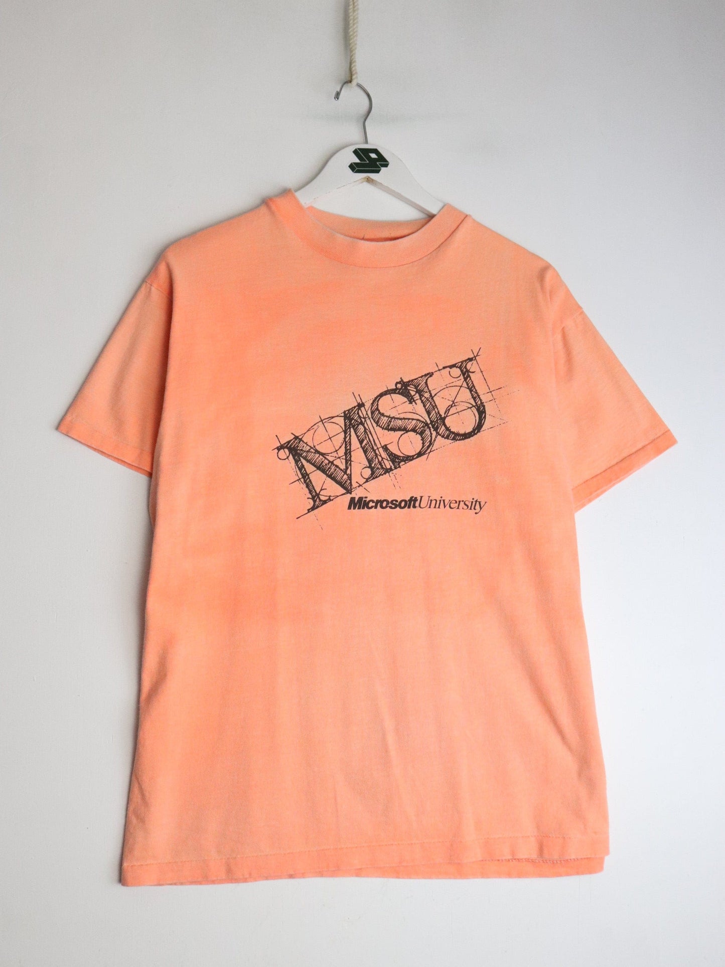 Vintage Microsoft University T Shirt Mens XL Pink from propervintagecanada