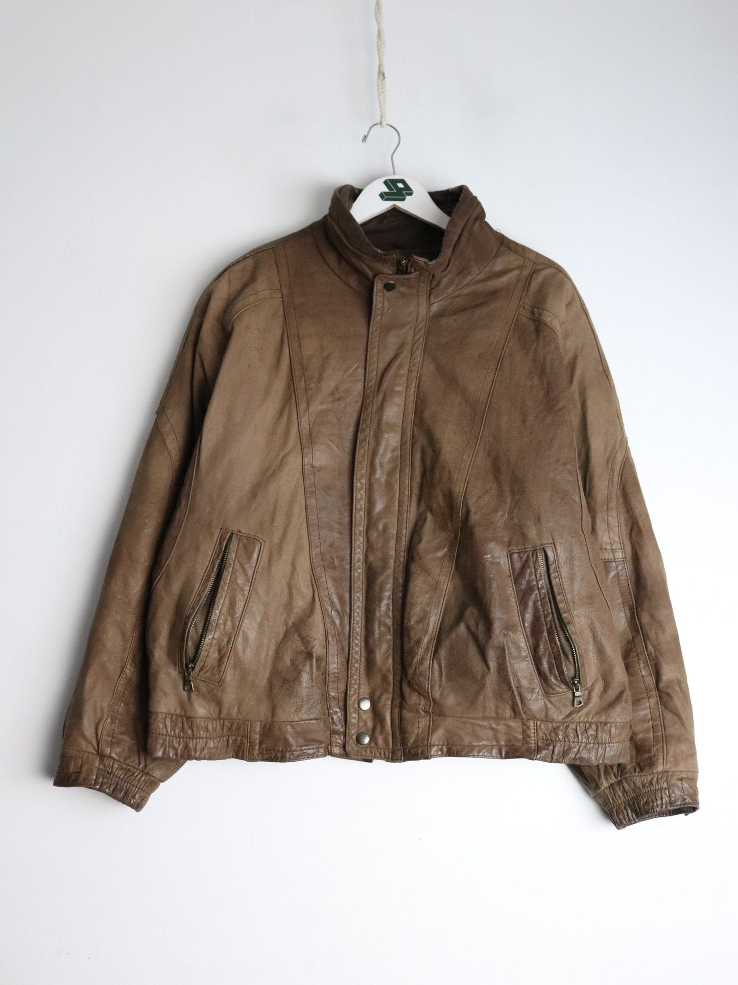 Vintage Midway Jacket Mens 46 XL Brown Leather from propervintagecanada
