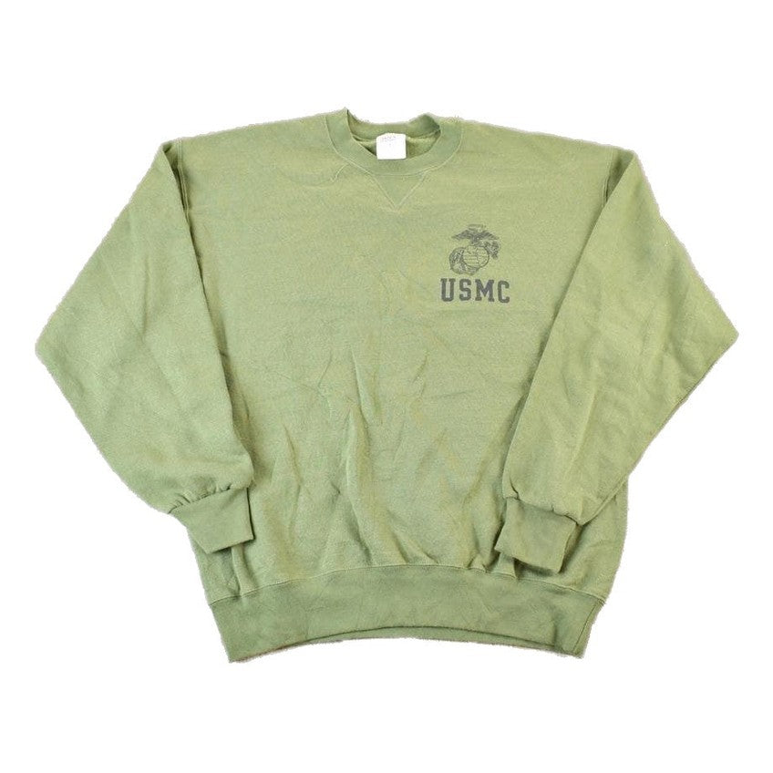 Vintage Military Army Green Militaria Crewneck Sweater Men's Large from propervintagecanada