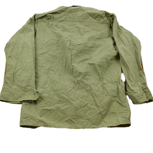 Vintage Military Button Up Jacket Men's Large from propervintagecanada