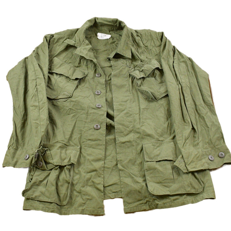 Vintage Military Button Up Jacket Men's Large from propervintagecanada