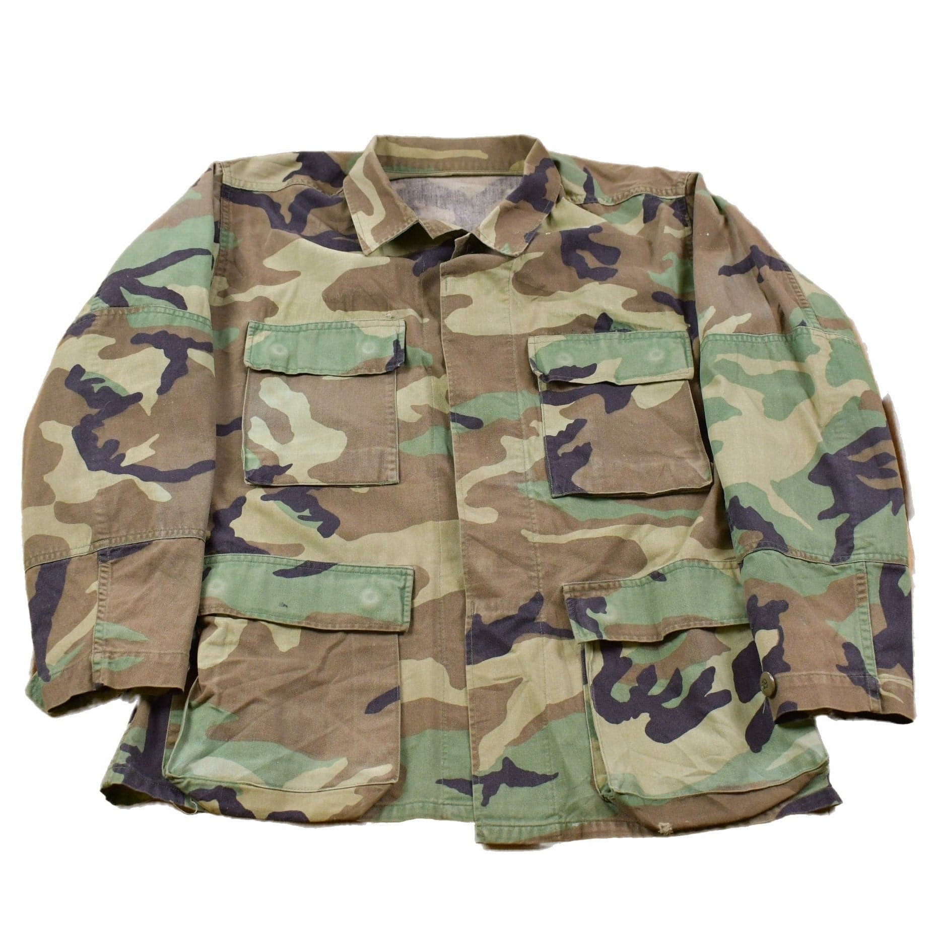 Vintage Military Button Up Jacket Men's Large from propervintagecanada