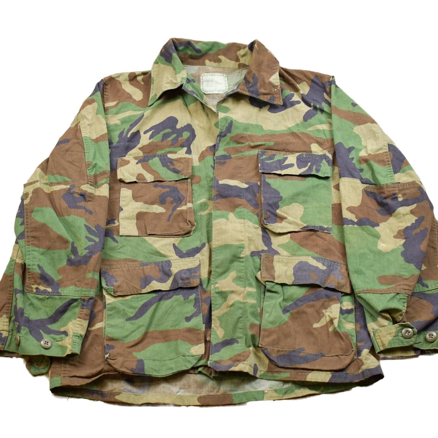 Vintage Military Button Up Jacket Men's Large from propervintagecanada