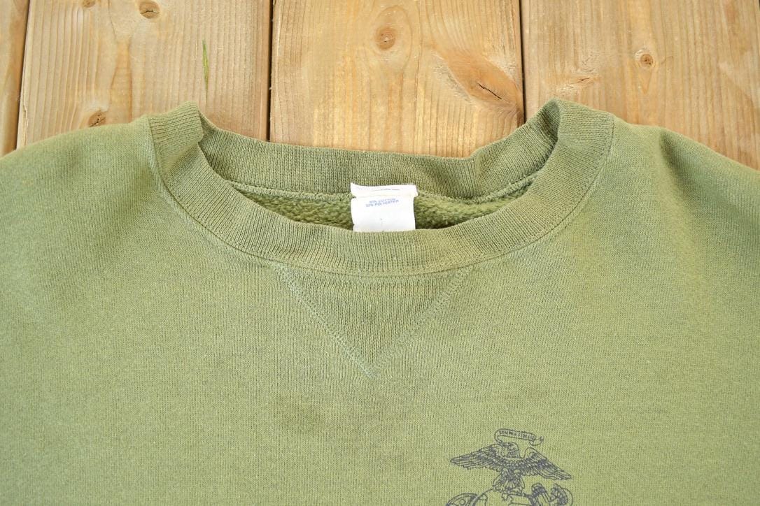 Vintage Military Button Up Shirt Men's Large from propervintagecanada