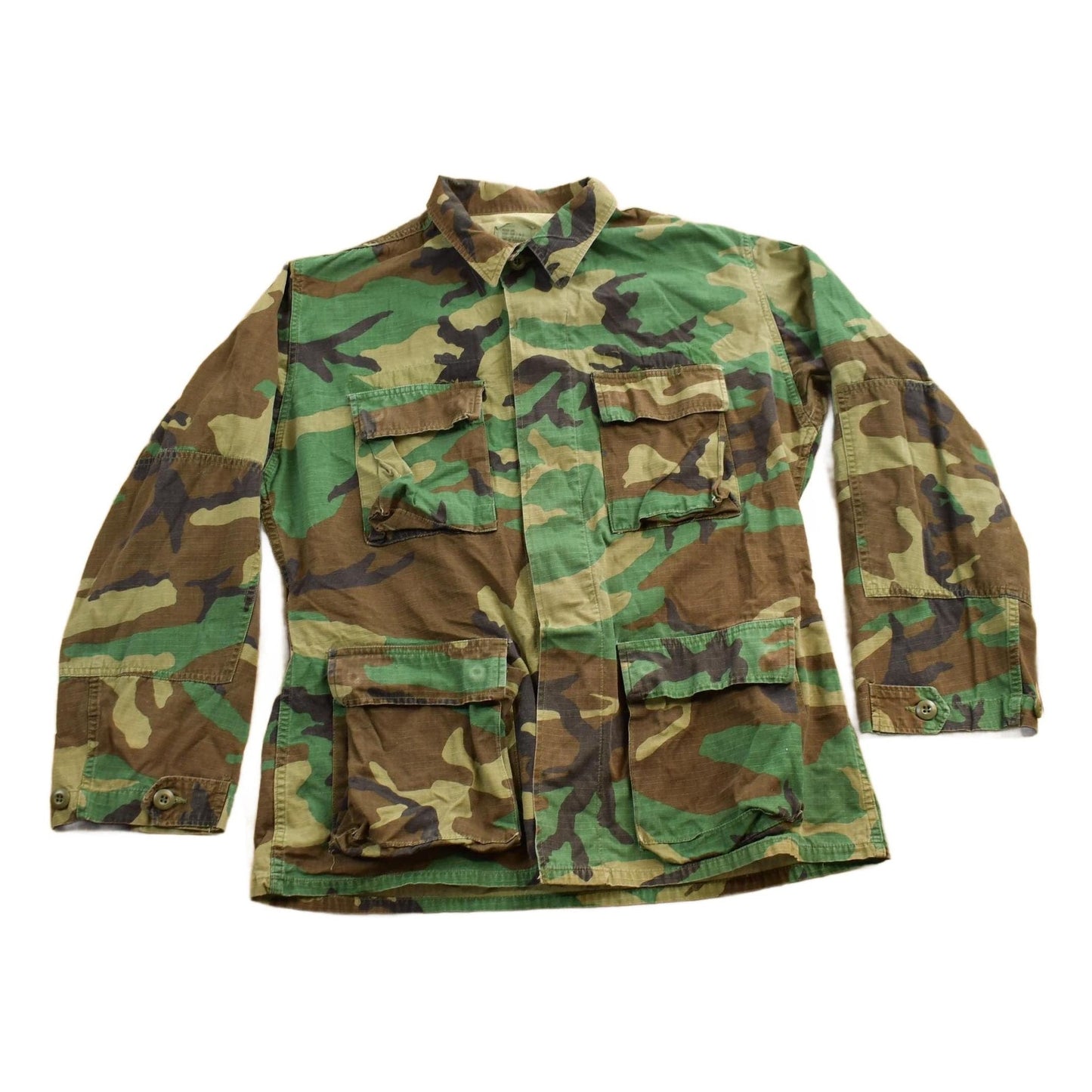 Vintage Military Button Up Shirt Men's M from propervintagecanada