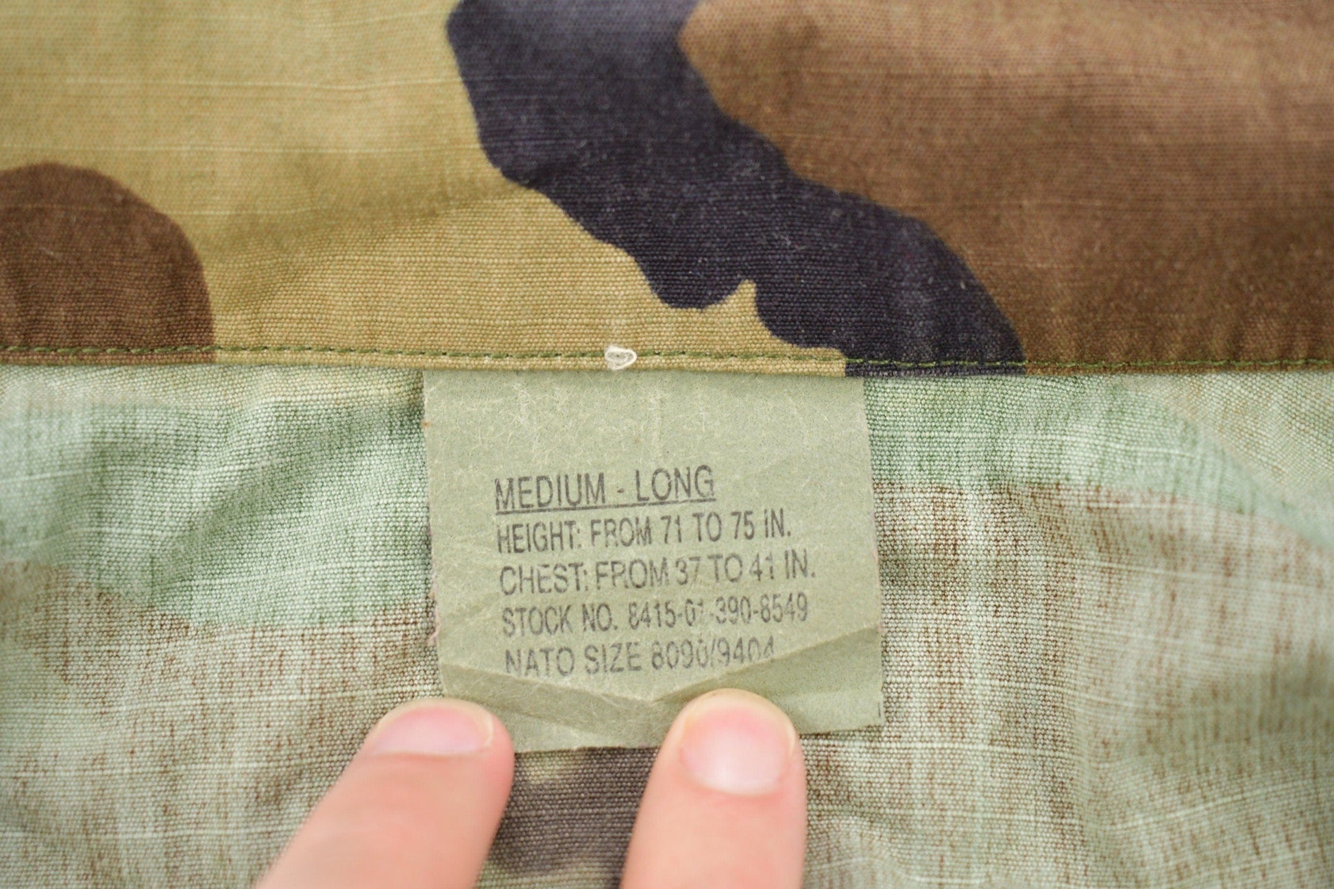 Vintage Military Button Up Shirt Men's M from propervintagecanada