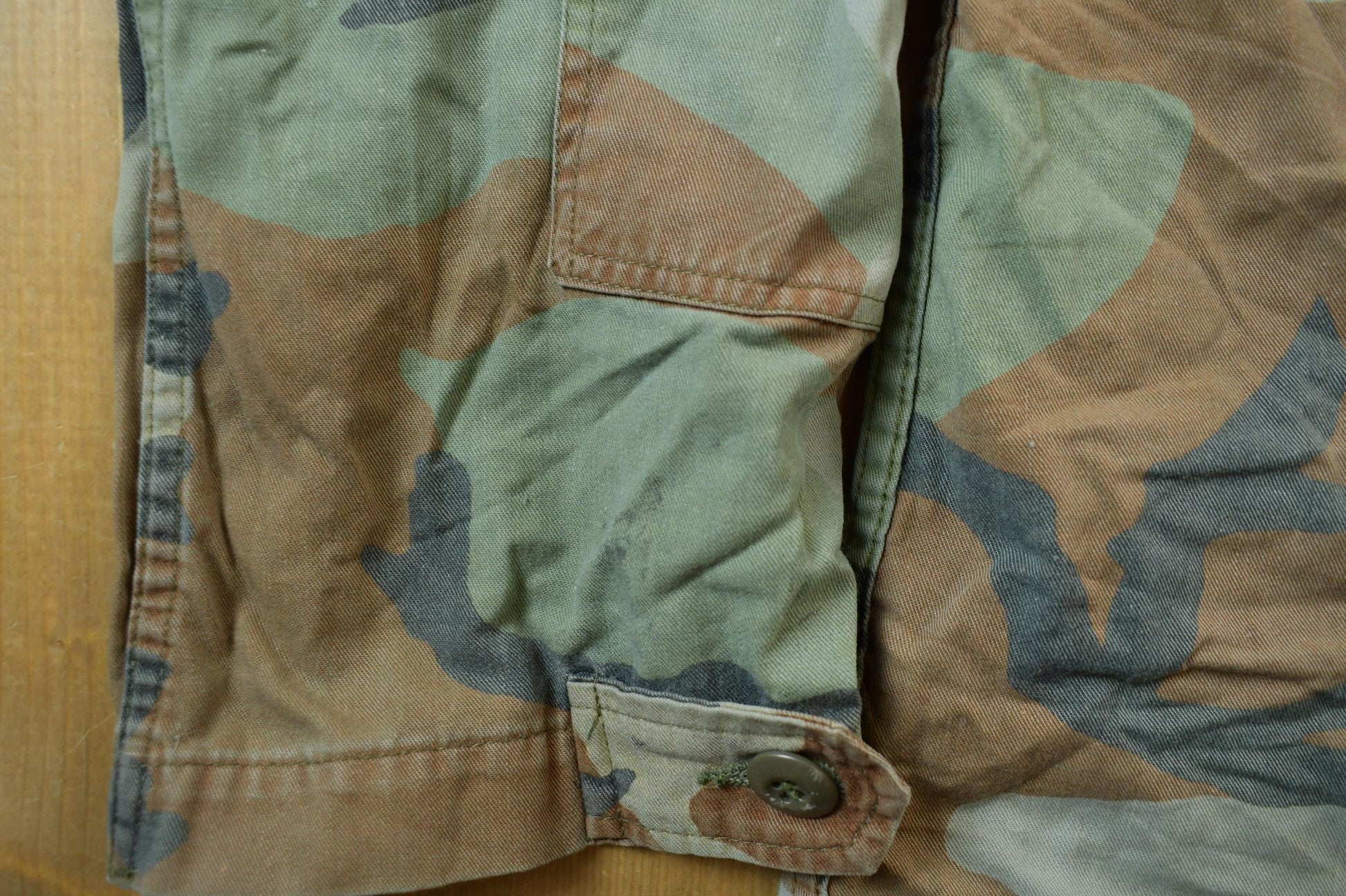 Vintage Military Button Up Shirt Men's Small from propervintagecanada