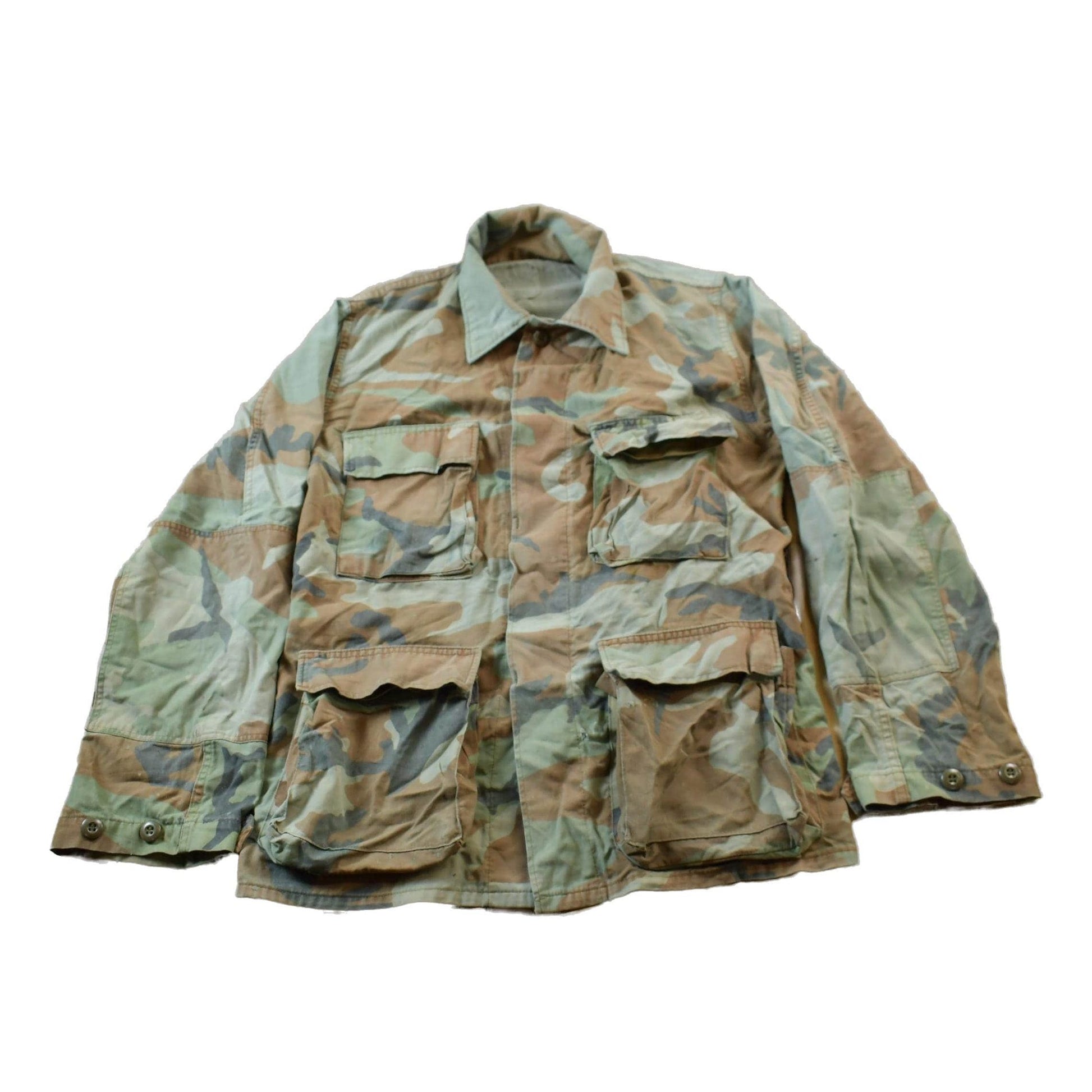 Vintage Military Button Up Shirt Men's Small from propervintagecanada