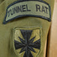 Vintage Military Jungle Expert Peace Sign Button Up Army Jacket from propervintagecanada