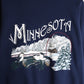 Vintage Minnesota Sweatshirt Mens Medium Blue USA from propervintagecanada