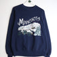 Vintage Minnesota Sweatshirt Mens Medium Blue USA from propervintagecanada
