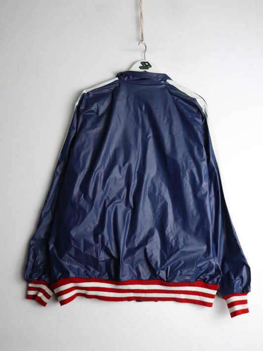 Vintage MLB Windbreaker Mens XL Blue PVC
