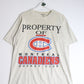 Vintage Montreal Canadiens T Shirt Mens Large Grey NHL from propervintagecanada