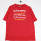 Vintage Motherhood T Shirt Fits Mens Large Red 90s Hanes