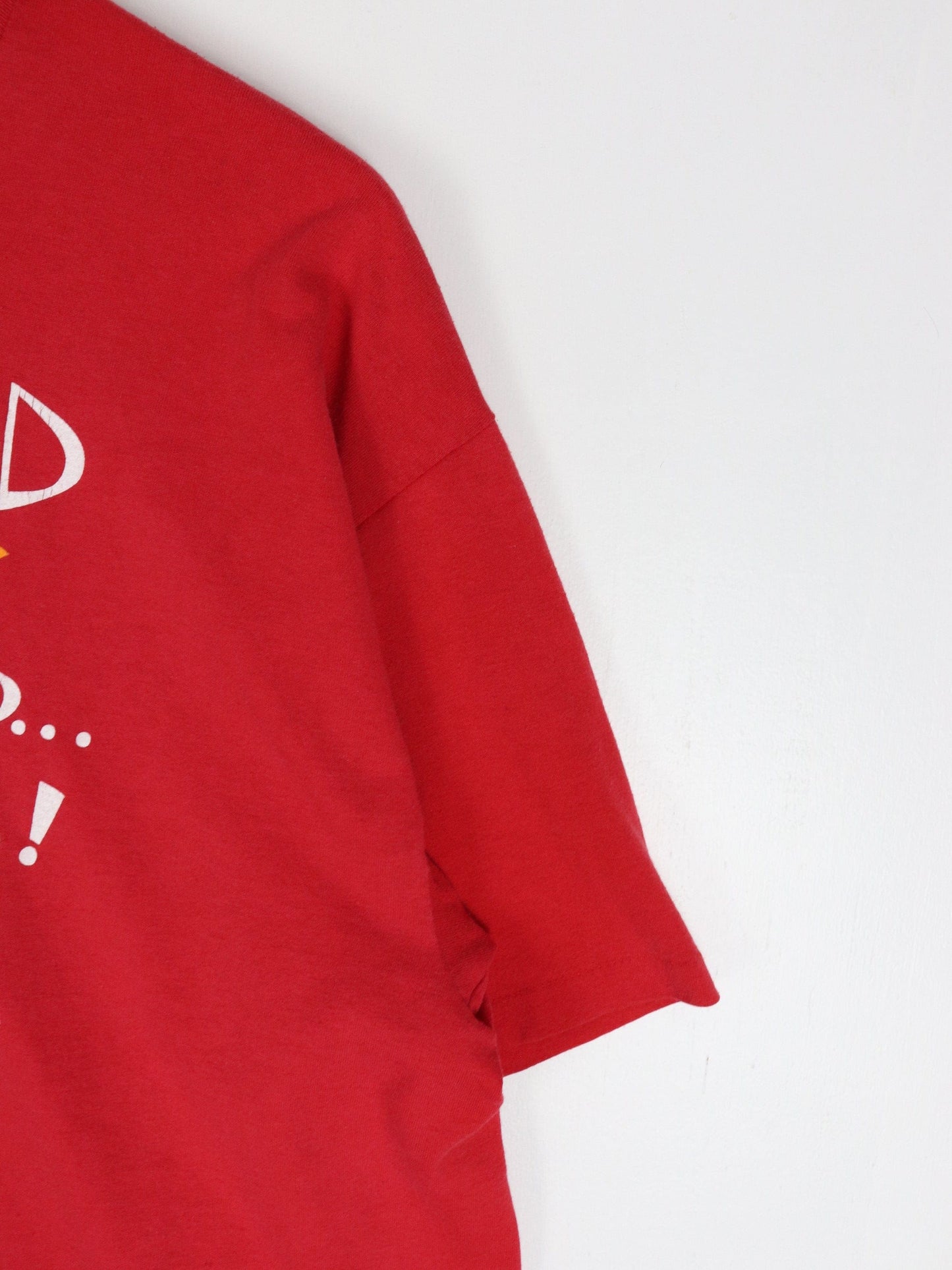 Vintage Motherhood T Shirt Fits Mens Large Red 90s Hanes