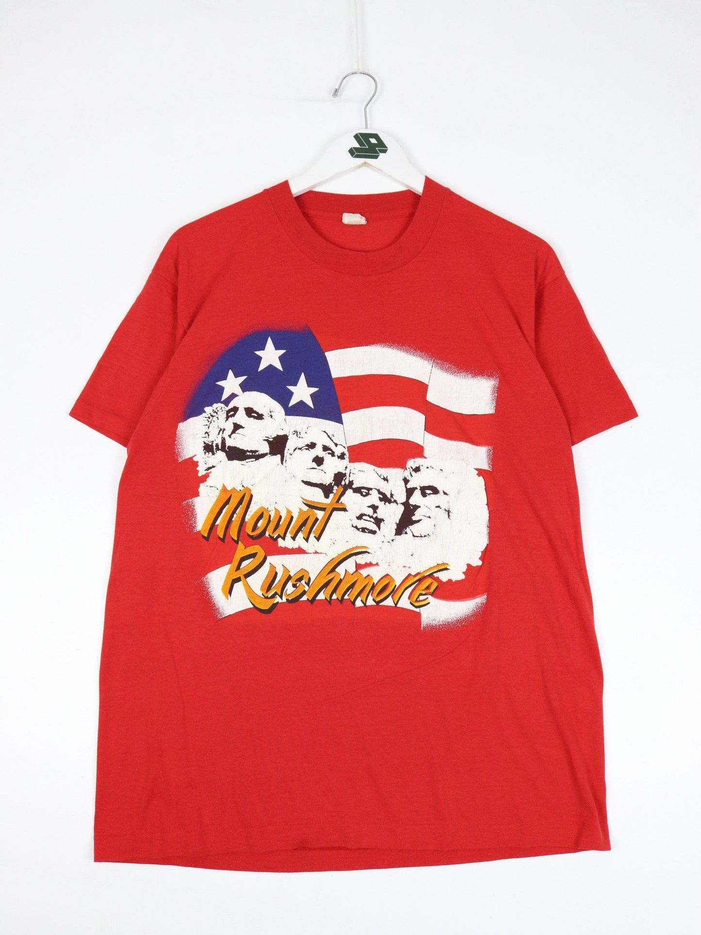 Vintage Mount Rushmore T Shirt Mens XL Red 90s USA