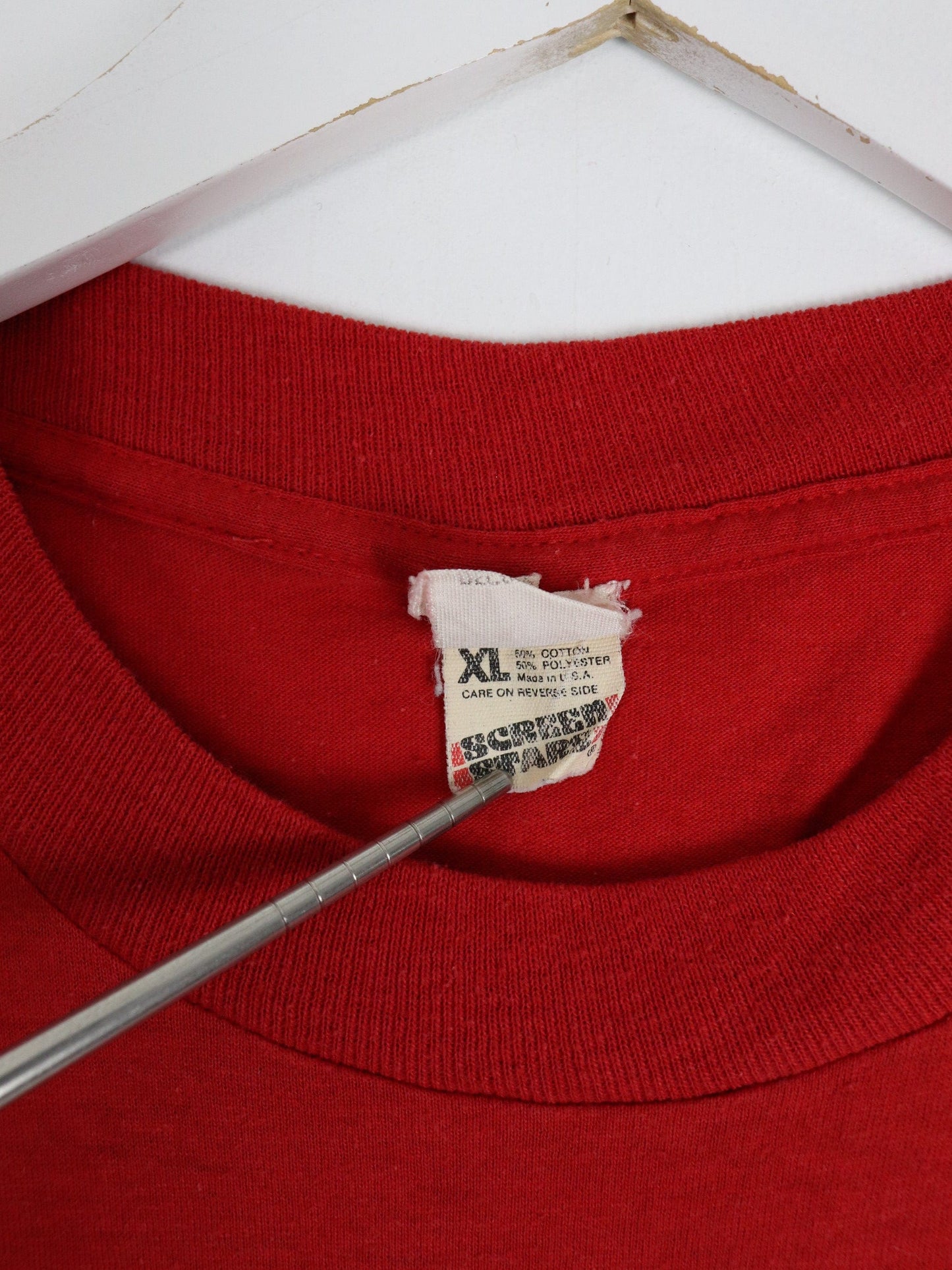 Vintage Mount Rushmore T Shirt Mens XL Red 90s USA