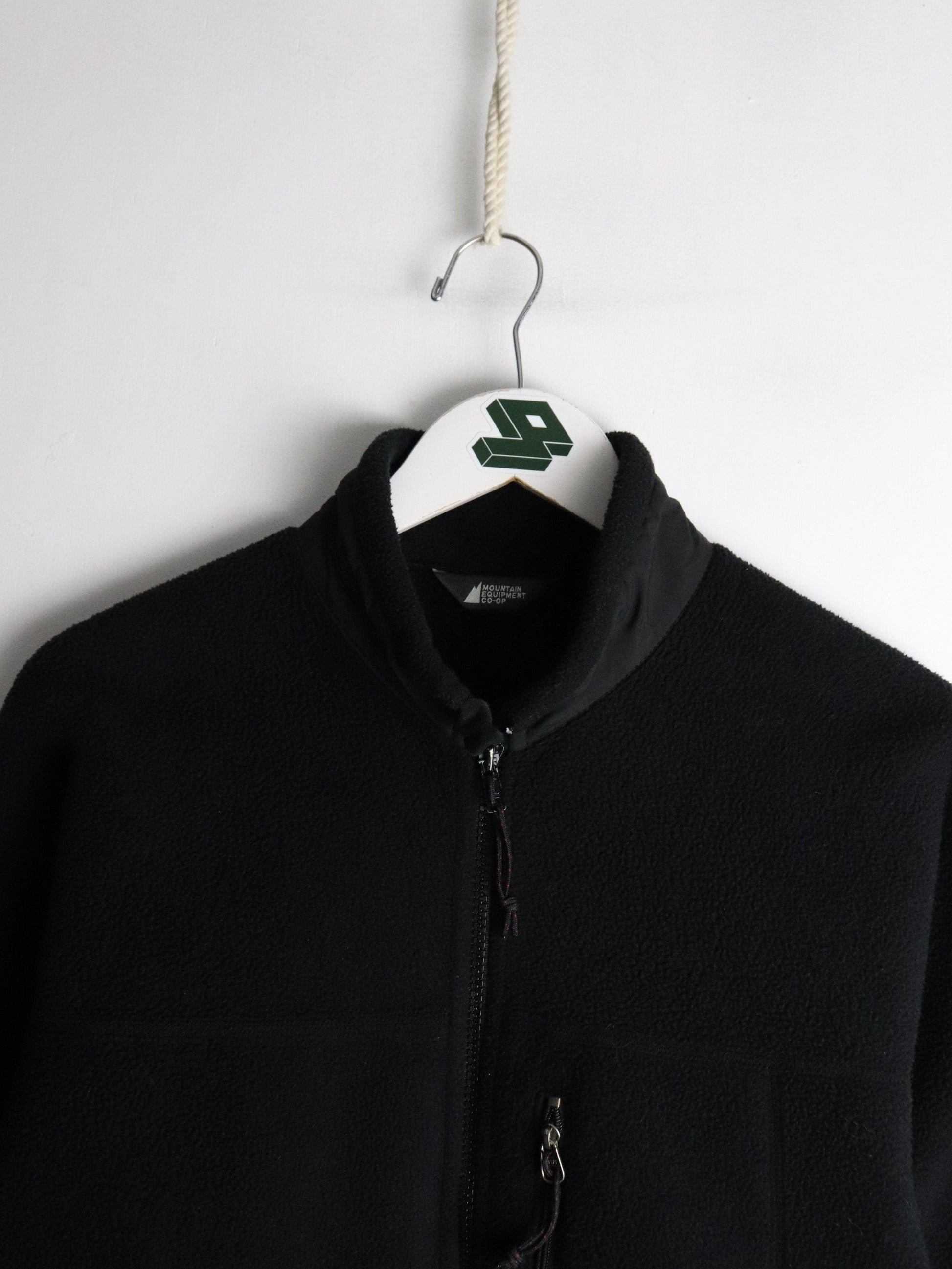 Vintage Mountain Equipment Co-Op Sweater Womens Large Black Fleece from propervintagecanada