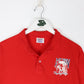 Vintage Mt Zion Marching Graves Polo Shirt Mens 2XL Red Band 80s