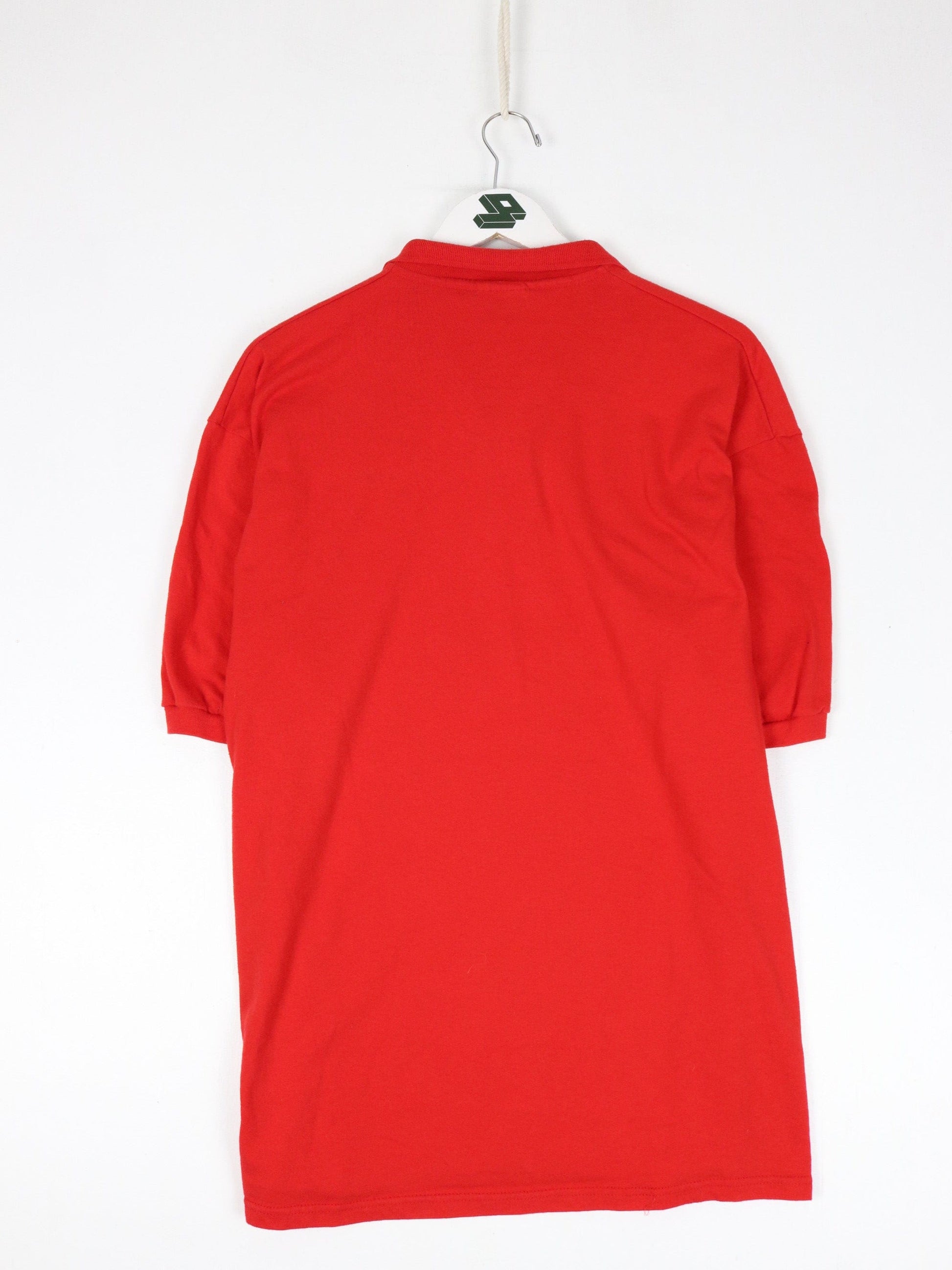 Vintage Mt Zion Marching Graves Polo Shirt Mens 2XL Red Band 80s